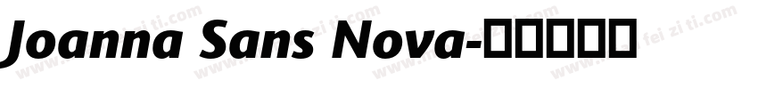 Joanna Sans Nova字体转换